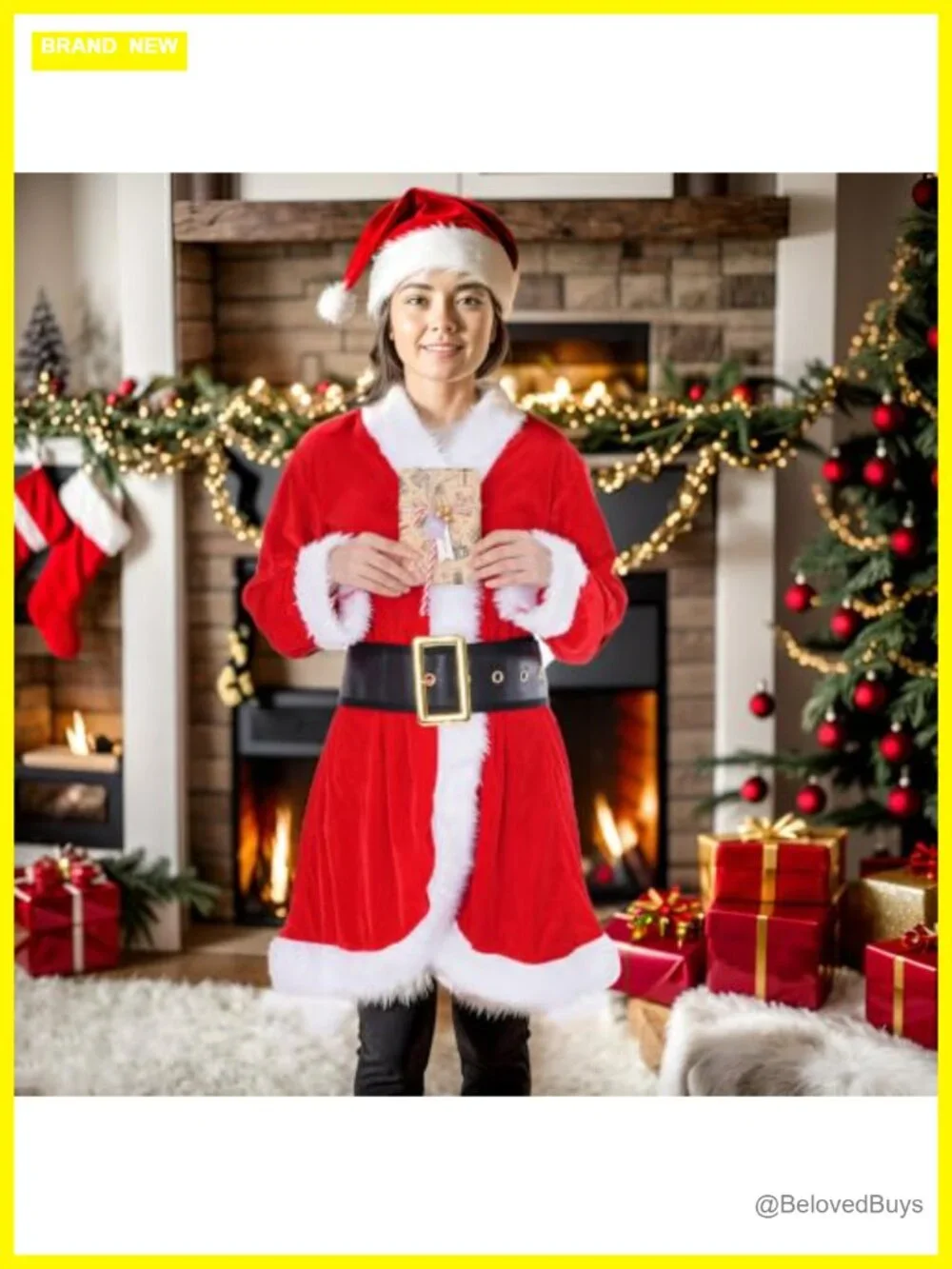 Santa Claus Belt for Adults Cosplay Costume Accessory PU Leather Pirate Belt